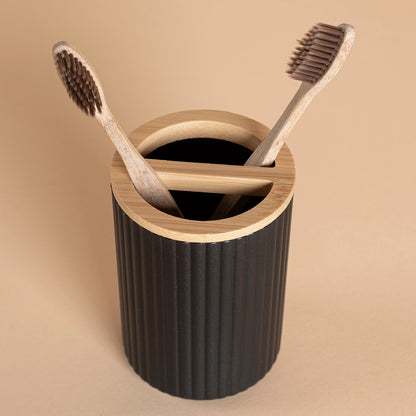 Juego De Accesorios Para Baño Negro