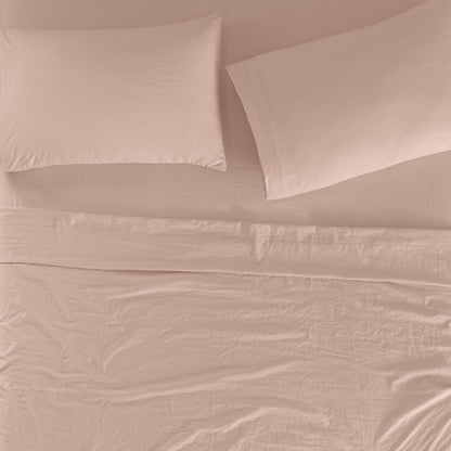 Sábanas Viasoft Washed Sweet Pink