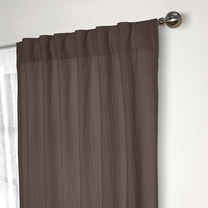 Cortinas Viasoft Washed Coffee