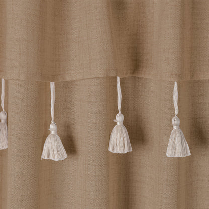 Cortinas Creta Latte